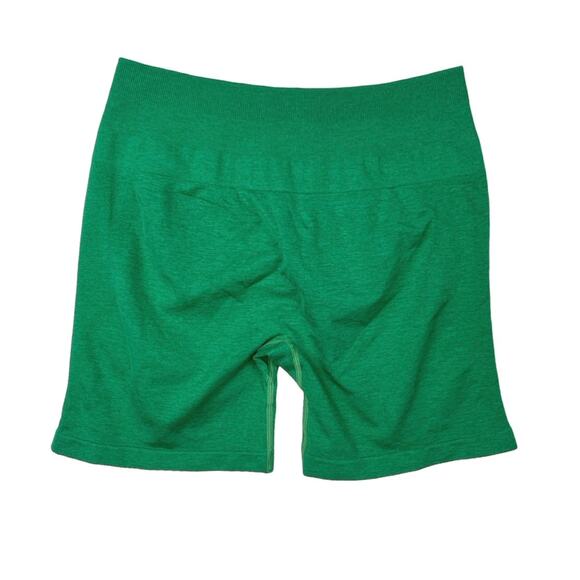 Celer Green High Rise Scrunch Back Pull On Workout Athletic Bike Short Size L - Picture 1 of 3